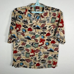 Vintage Houston Astros Shirt Mens Large All Star Game 2004 Hawaiian MLB Baseball - Picture 1 of 8