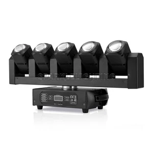 PAIDUN 5Head Beam Moving Head Light Bar Wedding Show Disco Stage Spot Lighting - Picture 1 of 7