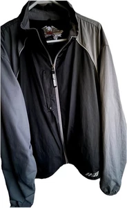Giacca a vento Harley Davidson nero/grigio nylon uomo taglia 2XL - Foto 1 di 24