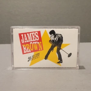James Brown 20 All Time Greatest Hits 1956 To 1976 Funk R and B Soul Cassette - Picture 1 of 1