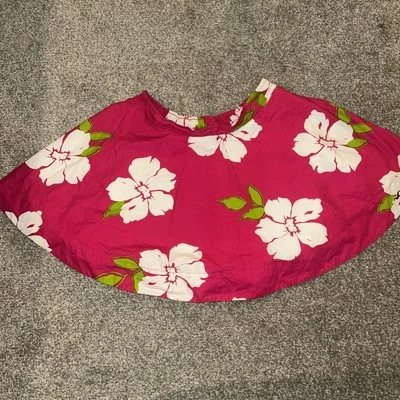 Ladies Bright Pink Floral Hollister Skirt Size M - Image 1 of 2