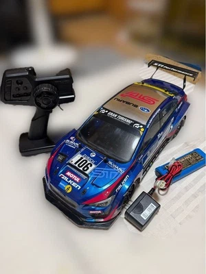 Tamiya TT02 Chassis Subaru WRX STI 1/10 RC Car Assembled 4WD Touring - Image 1 of 4
