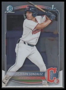 2025 Bowman #BCP-70 Esteban Gonzalez Chrome Prospects - Picture 1 of 2