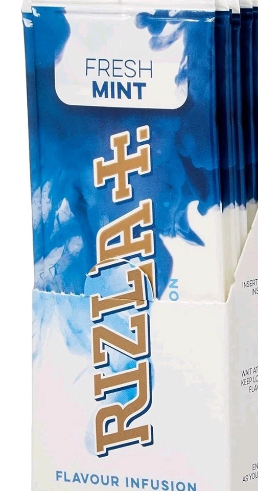 Rizla Flavour Cards Infusions - Fresh MINT 25 Pack