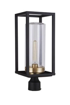 Craftmade ZA4825 Neo 18" Tall Post Light - Midnight Satin Brass - Image 1 of 4