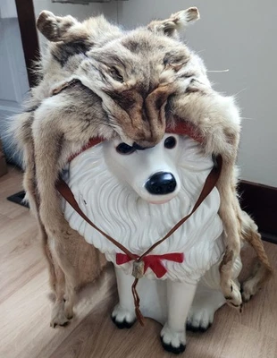 Chapéu de pele caçador Red Fox Mountain Man chapéu taxidermia  - Imagem 1 de 4