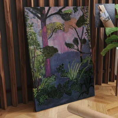 ARTE DE PAREDE EM TELA Henri Matisse paisagem marroquina Acanthus 20x30 pol - Imagem 1 de 4