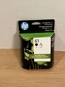 HP 61 czarne trójkolorowe wkłady atramentowe combo 2-pak exp. Marzec 2025 - Zdjęcie 1 z 4