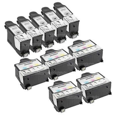 10 #10xl 10xl BLACK & Color Printer Ink Cartridge for Kodak ESP 7250 9250 - Image 1 of 2