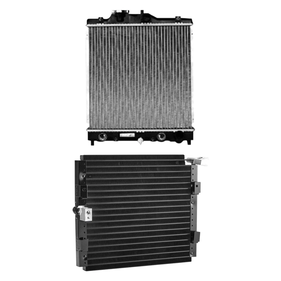 For Honda Civic 1994-1995 TYC BNDL-474177 Radiator & Condenser Kit - Image 1 of 1
