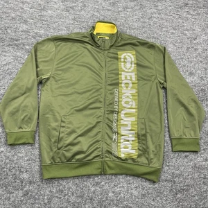 Ecko Unltd Jacket Mens XXL 3XL Green Full Zip Track Rap Hip Hop - Picture 1 of 9