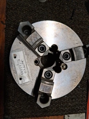  Portabrocas KITAGAWA 3 mordazas 7” JN07T109 montaje empotrado A6125 Foto 1 de 4