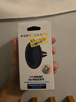 PopSockets PopMount Vent Mount for Magsafe - Black OPEN BOX - Image 1 of 4