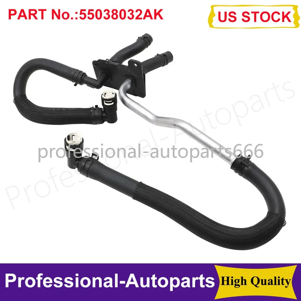 Conjunto de mangueira aquecedor 55038032AK compatível com Jeep Grand Cherokee 2011-21 Dodge Durango - Imagem 1 de 4