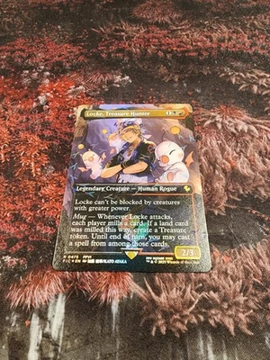 Locke Treasure Hunter Borderless Chocobo Track Foil Final Fantasy Mtg - Image 1 of 2