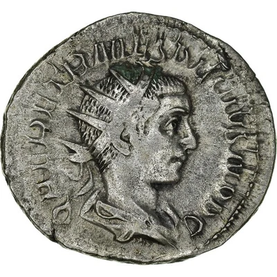 [#940085] Coin, Herennius Etruscus, Antoninianus, 251, Rome, AU, Billon, RIC:146 - Image 1 of 2