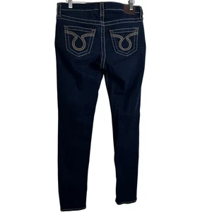 Big Star Maddie Skinny Jeans dicke Nähte Gr. 28 R 28x32 Low Rise Dark Wash Y2K - Bild 1 von 9