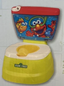 NEW KOLCRAFT ELMO ADVENTURE POTTY CHAIR TRAINING SESAME STREET 2016 FLUSH SOUNDS - Picture 1 of 13