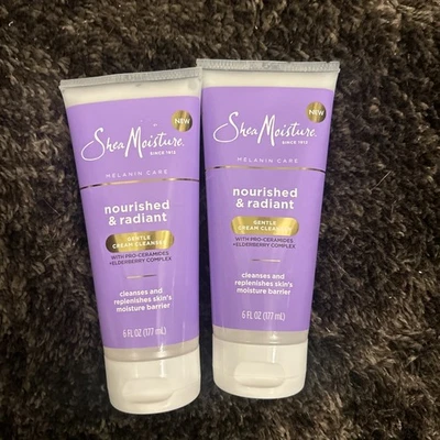 Crema limpiadora suave SheaMoisture Melanin Care nutrida 6 OZ (i6) Foto 1 de 2
