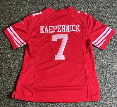 Colin Kaepernick 旧金山 49 人队耐克球场球衣 L 码 — 第 1/4 张图片