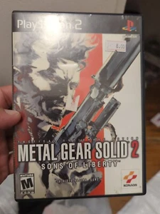 Metal Gear Solid 2: Sons of Liberty (Sony PlayStation 2, 2001) MGS II PS2 Game - Picture 1 of 3