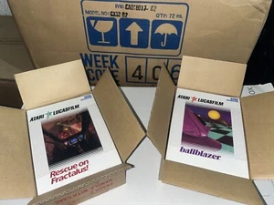 Rescue On Fractalus/Ballblazer (Atari 5200 ) Lot of 2 Factory Box 6 Sealed Games - Picture 1 of 9