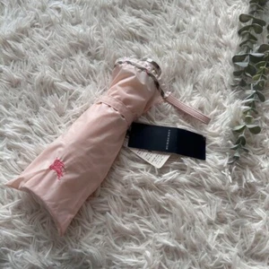 BURBERRY Folding UV & Rain Umbrella Pink Nova Check Classic Embroidered Logo - Picture 1 of 14