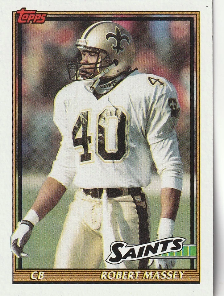 FREE SHIPPING-MINT-1991 Topps Robert Massey #314 SAINTS - Image 1 of 1
