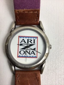 Vintage Arizona Jeans Watch Fabric Band Water Resistant Needs Battery Classico # - Picture 1 of 8