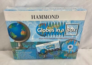 Weltatlas Globen im Karton Origami Globen Hammond Bastelset - Bild 1 von 9