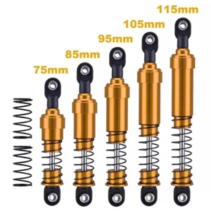 Gold 4PCS 75-115mm Big Bore Shocks Oil Filled For TRX4 LCG SCX10 RC Crawler Car - Picture 1 of 12