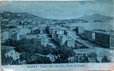 ✅ Card 1910 Napoli View Of Città From Grave By Virgilio Ediz.alterocca