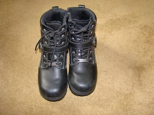 Harley Davidson Ladies Riding Boots, size 9-1/2M - Picture 1 of 4