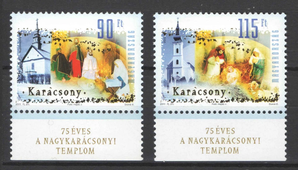 Hungary 2011. Christmas - include corner text ! MNH (**) Mi.: 5536-5537 - Image 1 of 1