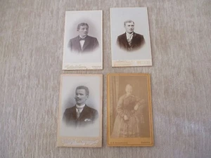 4 VTG German Cabinet Photo Portraits, small - Picture 1 of 23
