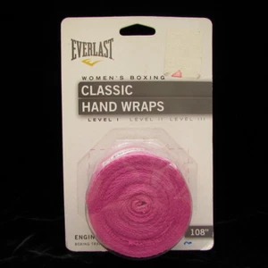 Everlast Womens Boxing Classic Hand Wrap 108" Pink Level 1 MMA 1 Package - Picture 1 of 8