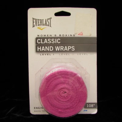 Everlast Womens Boxing Classic Hand Wrap 108" Pink Level 1 MMA 1 Package - Image 1 of 4