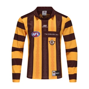 Hawthorn Hawks 2025 Centenary L/S Guernsey Size 4XL Available Brown-Gold AFL ISC - Bild 1 von 10