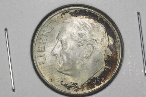 152-S Roosevelt Dime, Gem BU Cover