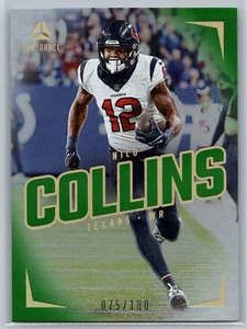 Nico Collins 2024 Panini Luminance Green /100 #27 Houston Texans - Picture 1 of 2