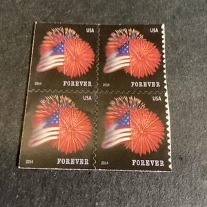 Scott#4869 Star Spangled Banner Forever Block of 4 Stamps-MNH-2014-US - Picture 1 of 1