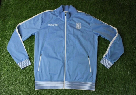 STOKE CITY 2016/2017 FOOTBALL TRACK TOP JACKET TRAINING MACRON ORIGINAL SIZE 4XL Cover