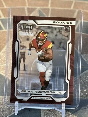 Brian Robinson Jr Playoff Momentum ROOKIES 2022 Chronicles #PMR-25 Commanders RC - Image 1 of 2