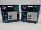 HP 98 Black Ink Cartridges C9364WN Expired 2021/22 2 Pack