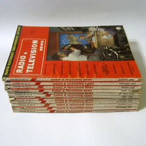 RADIO & TELEVISION NEWS Magazine - 1953 - All Twelve (12) Issues - Picture 1 of 1