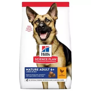 14kg HILL'S SCIENCE PLAN Mature Adult 6+ Large Breed with Chicken Dog Food - Picture 1 of 4