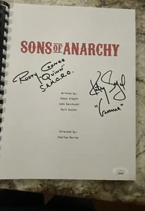 Kathy Sagal & Rusty Coones SONS OF ANARCHY Pilot Script: Signed & Inscription - Picture 1 of 5