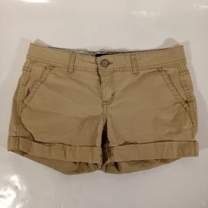 Aeropostale Chino Shorts Midi Twill Short Stretch Shortie Women's 6 / 30-32"W - Picture 1 of 4