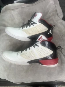 Nike Air Jordan Fly 479976-101 2011 Dwayne Wade II White Black Red Sz 9.5 US - Picture 1 of 23