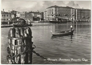 CHIOGGIA - VENEZIA - PANORAMA PIAZZETTA VIGO - VIAGG. 1956 -49533- - Picture 1 of 1